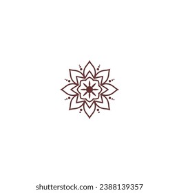 set of mandala vector graphics drawing