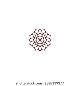 set of mandala vector graphics pattern