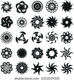 Set of mandala vectors pack