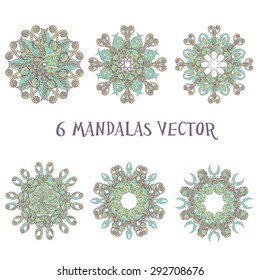 Set mandalas. Perfect set for any other kind of design
