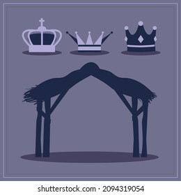 952 Manger With Crown Images, Stock Photos & Vectors | Shutterstock