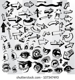 Set of Many Funny Arrows