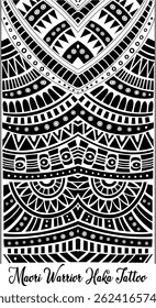 Set of Maori style ornaments. Ethnic themes can be used as body sleeve tattoo or ethnic backdrop.