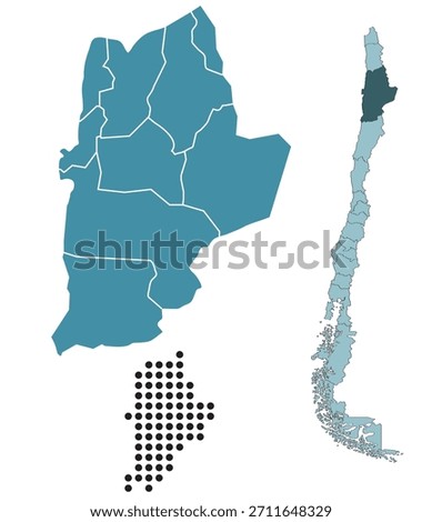 Set maps of Antofagasta Region