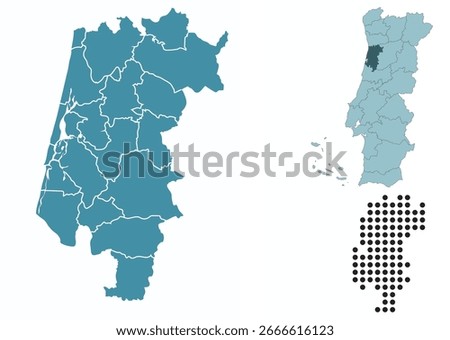Set maps of Aveiro District
