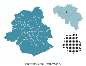 Set maps of Brussels-Capital Region