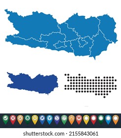 Set maps of Carinthia province