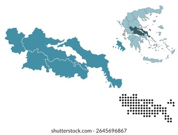 Set maps of Central Greece region