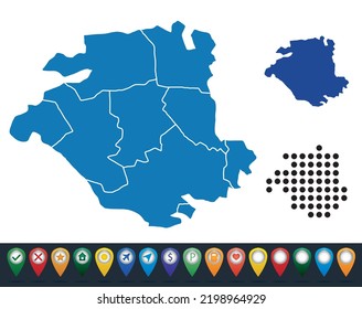 Set Maps Of Södermanland County