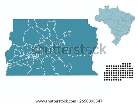 Set maps of Federal District