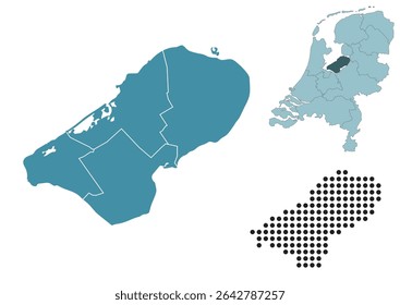 Set maps of Flevoland province