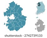 Set maps of Gyeonggi Province