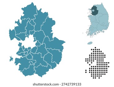 Set maps of Gyeonggi Province