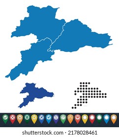 Establecer mapas de Jura Conton