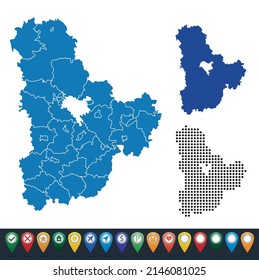 Set maps of Kiev region