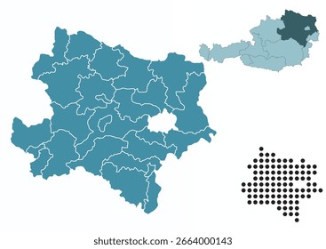 Set maps of Lower Austria state