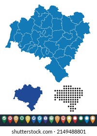 Set maps of Lower Silesian Voivodeship