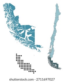 Set maps of Magallanes Region