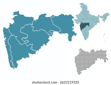 Set maps of Maharashtra state