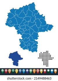 Set maps of Masovian Voivodeship