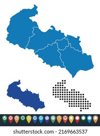 Set maps of Moravian-Silesian Region