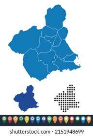 Landkarten der Provinz Murcia