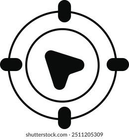 Set of Maps and Navigation Icons. Simple line art style icon pack. Vector illustration