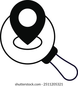 Set of Maps and Navigation Icons. Simple line art style icon pack. Vector illustration