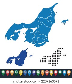 Set Maps Of North Jutland Region