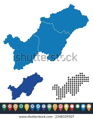 Set maps of Northern Great Plain province