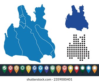 Set maps of the Northwestern Region