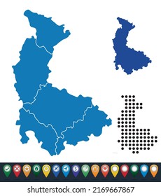 Set maps of Olomouc Region