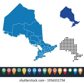 Set maps of Ontario state
