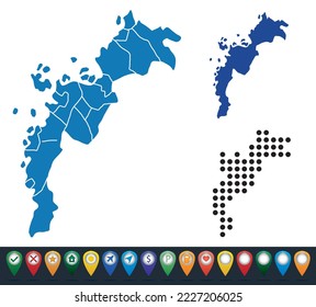 Mapas de la provincia de Ostrobothnia