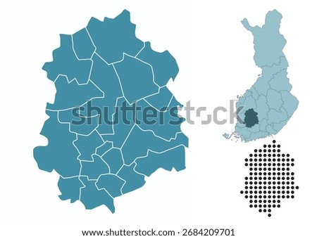 Set maps of Pirkanmaa province