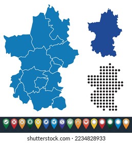 Set maps of Päijät-Häme province