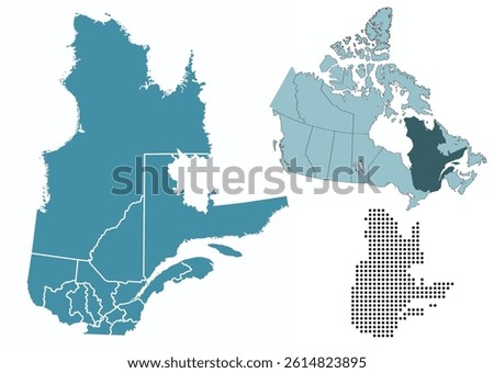 Set maps of Quebec province