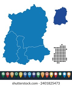 Set maps of Sikkim state