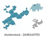 Set maps of Solothurn canton
