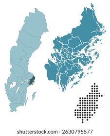 Definir mapas de Stockholm County