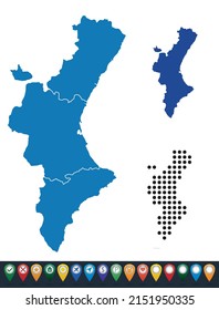 Set maps of Valencian Community province