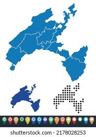 Set maps of Vaud Conton