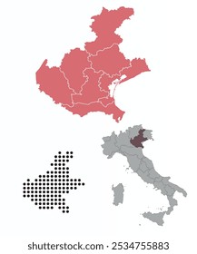 Definir mapas da província de Veneto