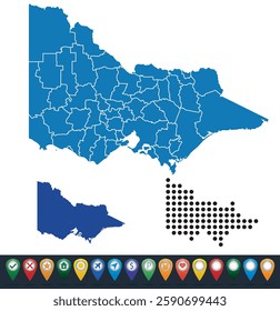 Set maps of Victoria state