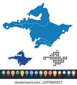 Set maps of the Western Region 