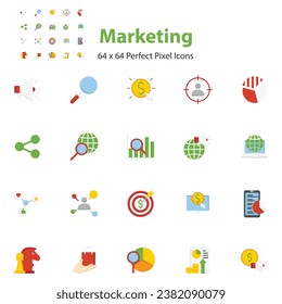 set of marketing icon, business, advertising