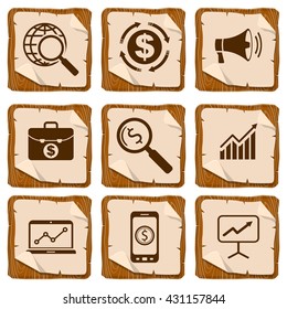 Set of marketing icons