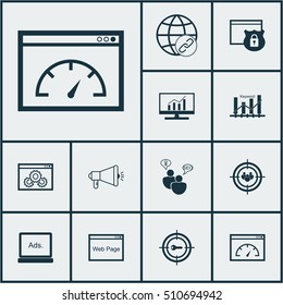 Set Of Marketing Icons On SEO Brainstorm, Market Research And Website Performance Topics. Editable Vector Illustration. Includes Comprehensive, Bulding, Research And More Vector Icons. Set Of Marketing Icons On SEO Brainstorm, Market Research And Website Performance Topics. Editable Vector Illustration. Includes Comprehensive, Bulding, Research And More Vector Icons.