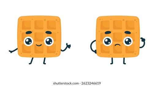 Set Mascot images Cute Icons