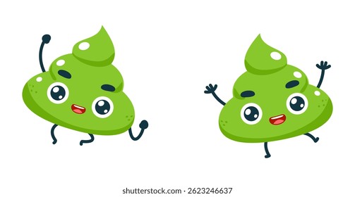 Set Mascot images Cute Icons